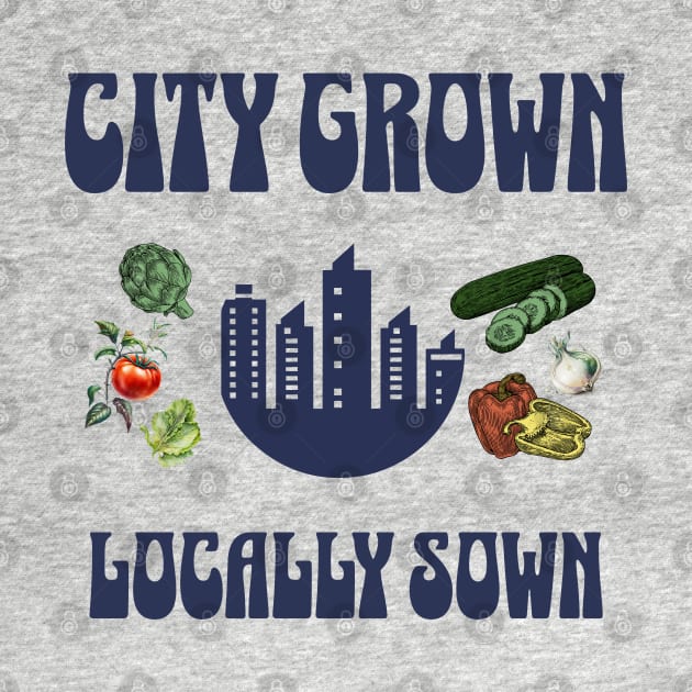 City Grown, Locally Sown by Pixels, Prints & Patterns